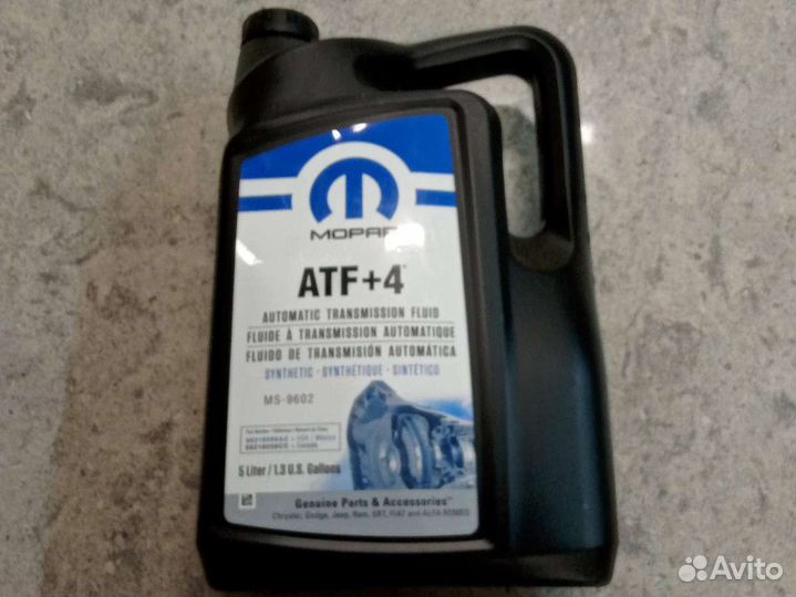 Масло Мопар атф Mopar ATF+4 5л Америка