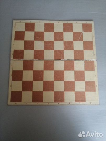 Шахматно-шашечная доска + Игра. Цена за всё