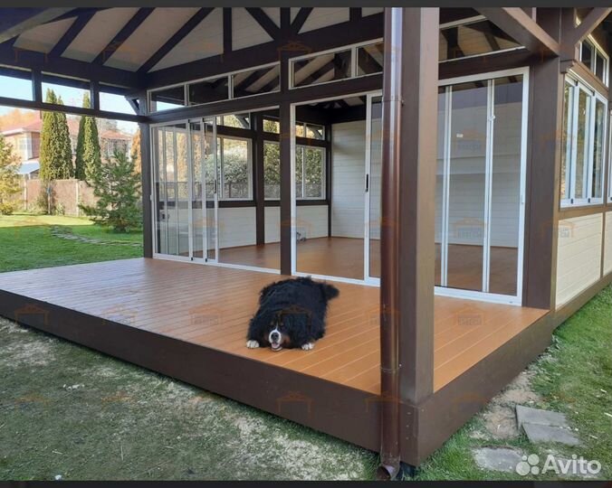 Остекление веранд, терасс, беседок