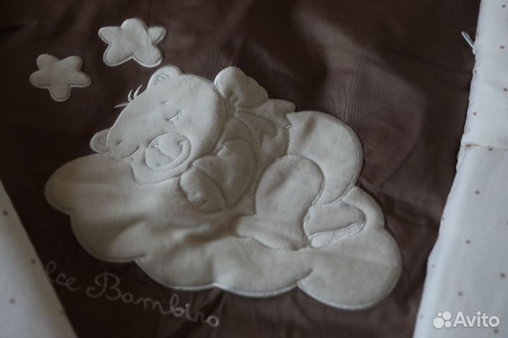 Постельное белье комплект в кроватку для новорождё