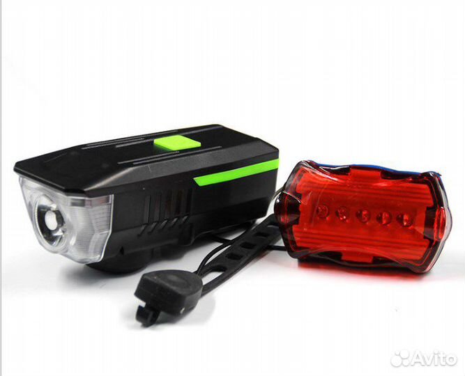 Фонари велосипедные, колпачки, наклейки