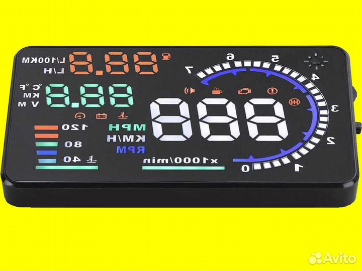 Проекционный дисплей показаний приборов A8