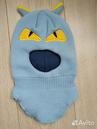 Новая зимняя шапка шлем для мальчика 48-52
