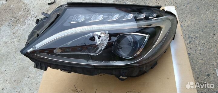 Фара левая мерседес W205 205 одна линза C205