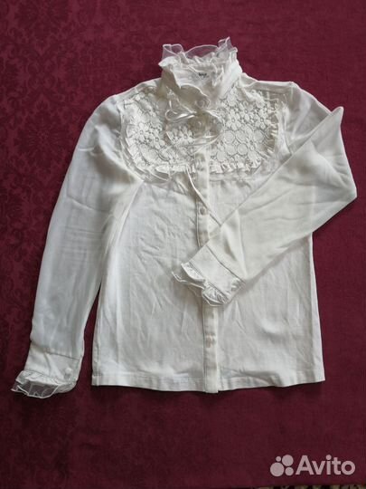 Школьная блузка 140