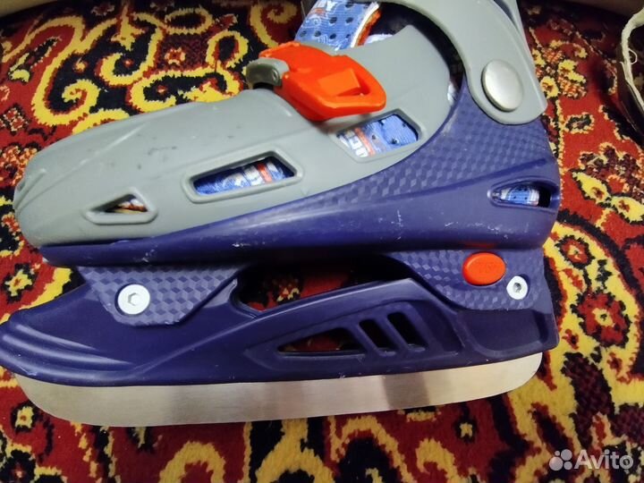 Коньки раздвижные 34-36