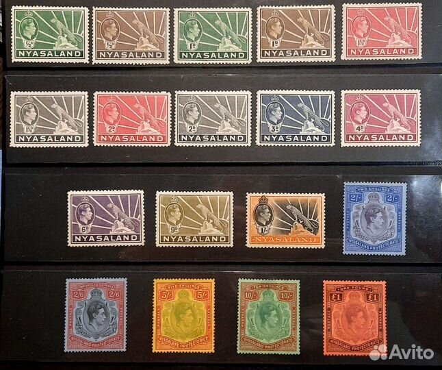 Британские Английские колонии Фиджи, Ниуэ, Тонга