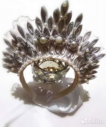 Ободок снежинки