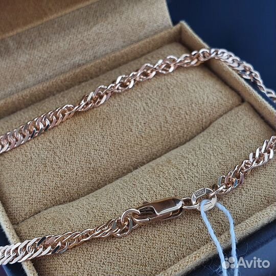 Браслет Сингапур с алмазной гранью