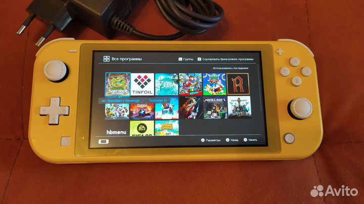 Switch Lite прошитый 128+32гб