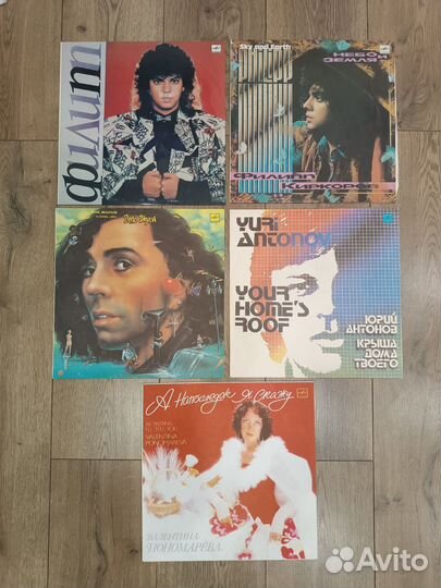 Виниловые пластинки СССР русские