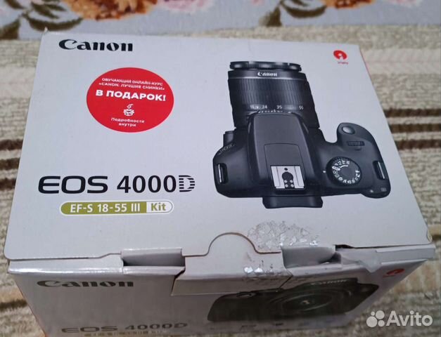 Фотоаппарат canon eos 4000d объявление продам