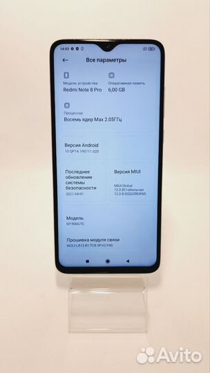 Xiaomi Redmi Note 8 Pro, 6/64 ГБ