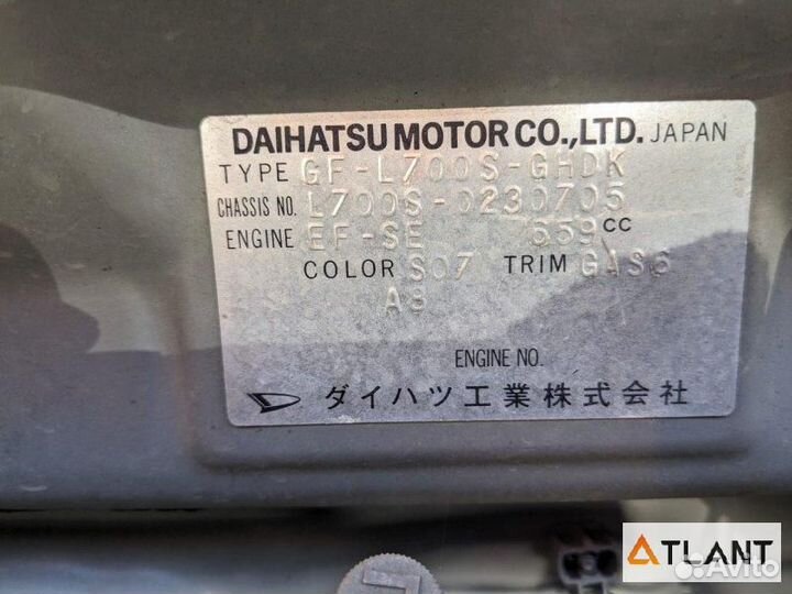 Дверь 5-я daihatsu mira