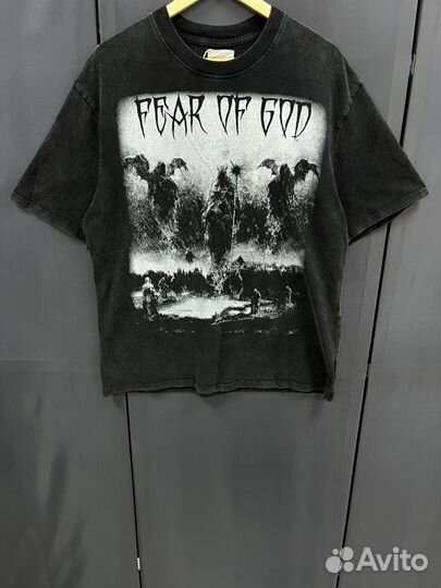 Футболка fear of god оверсайз (унисекс)