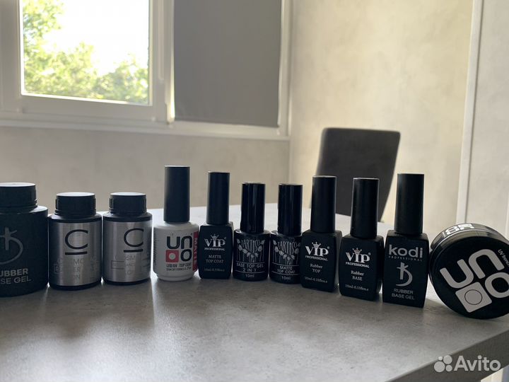 Гель для наращивания ногтей топ база пакетом