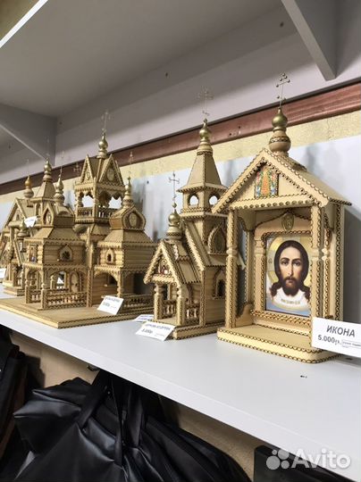 Резные иконы и Церкви