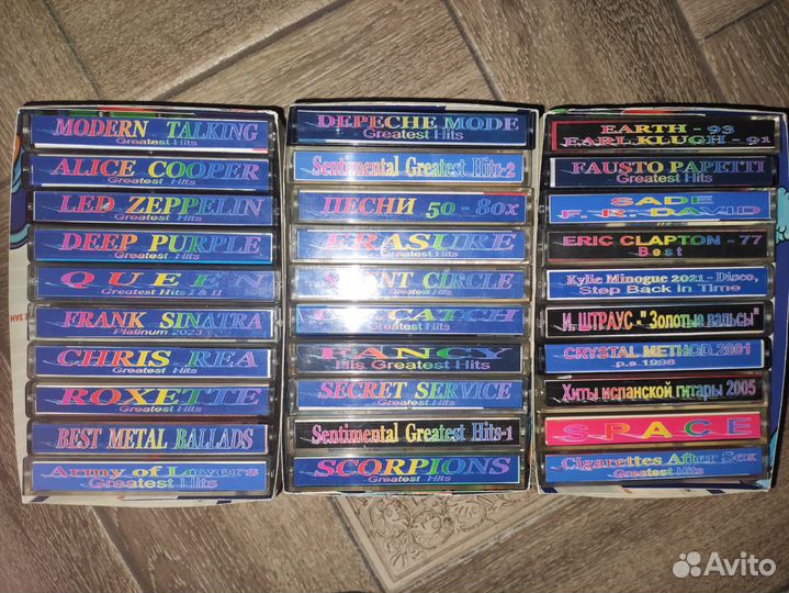 Аудиокассеты с записью