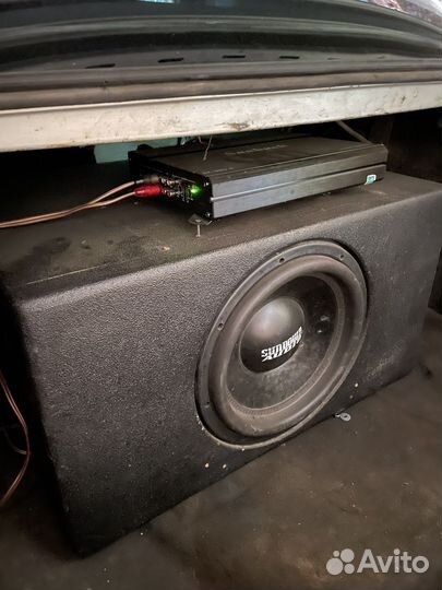 Сабвуфер в авто 9.900w