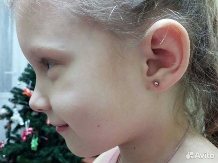 Пирсинг. Прокол ушек детям. Не пистолет