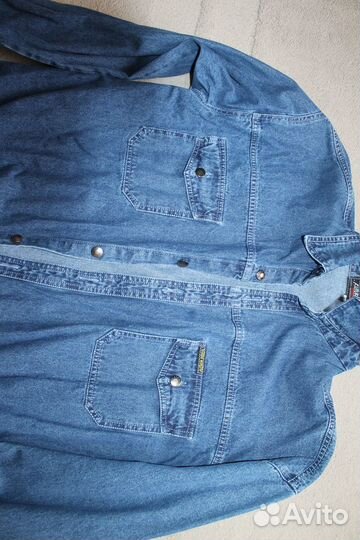 Рубаха джинсовая 52-54 размер