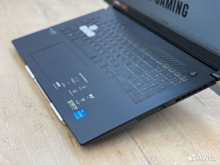 Игрвой ноутбук asus TUF 17.3 i5-12500H + RTX 3050