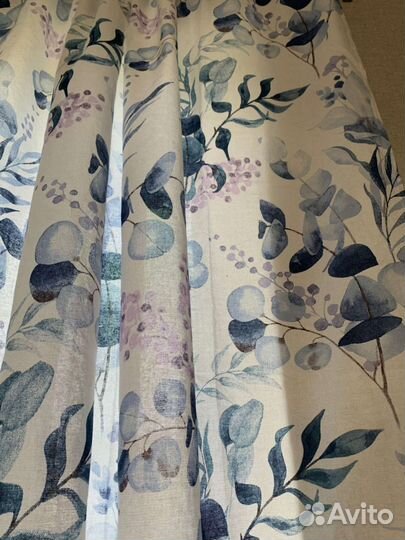 Шторы Комплект 2шт, Хлопок, Новые