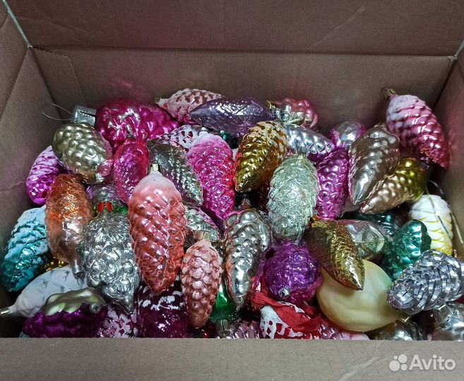 СССР елочные игрушки по 50р/шт. реальные цены