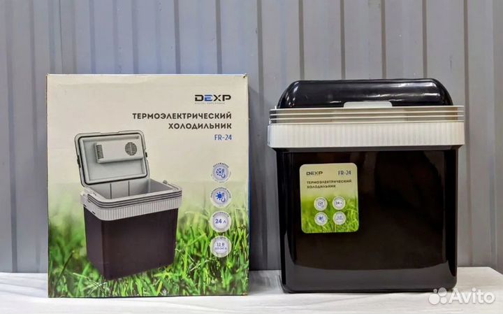 Холодильник автомобильный Dexp 24 л (Новый)