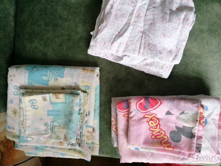 Детское пастельное белье