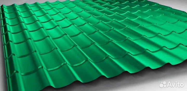 Красная металлочерепица