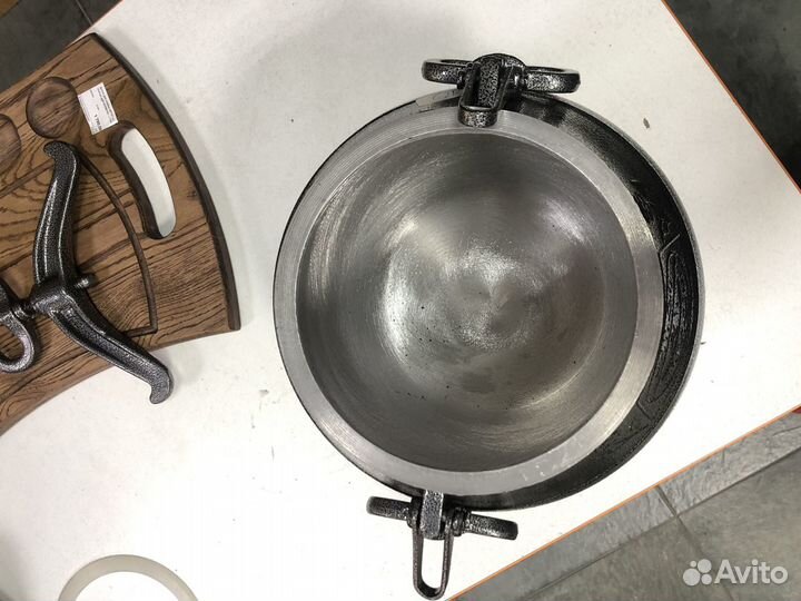 Афганский казан-скороварка 10 литров черный, алюми