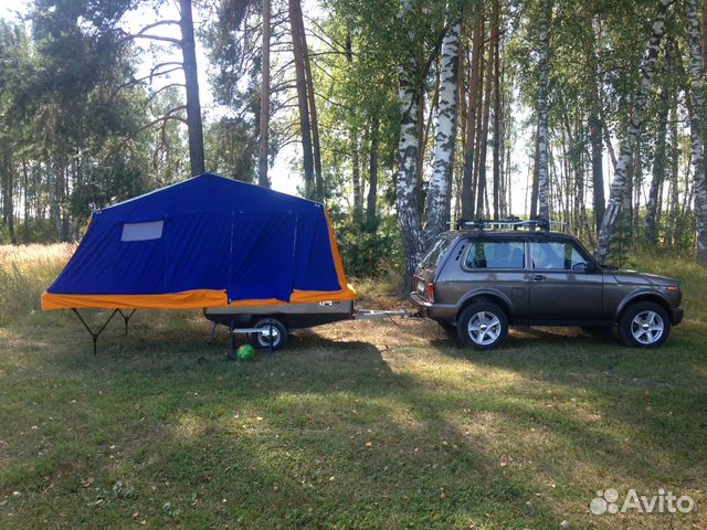 Прицеп Скиф с палаткой