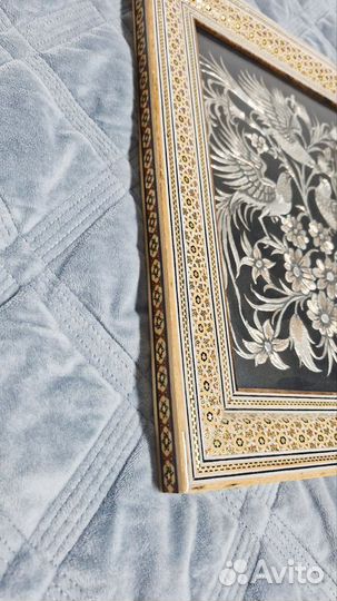 Чеканка ручной работе в раме Иран