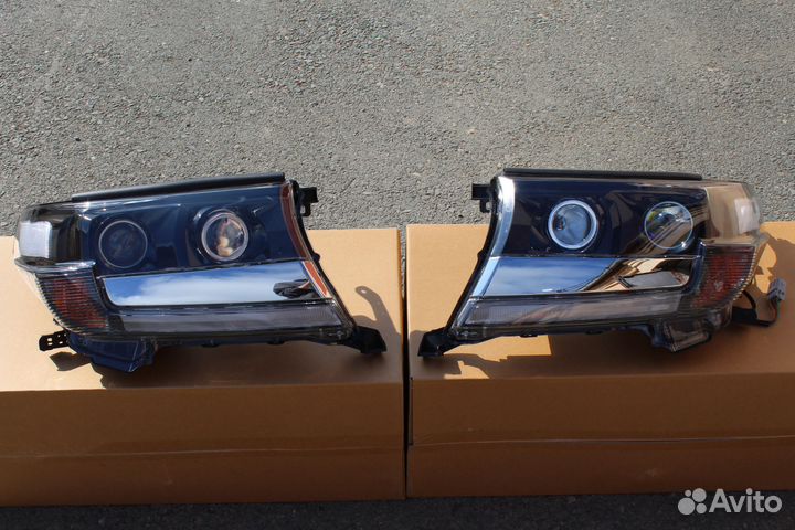 Land Cruiser 200 2008-2015 Фары Стиль 2016+ S8XO5