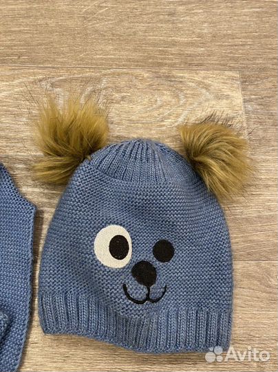 Комплект шапка и снуд