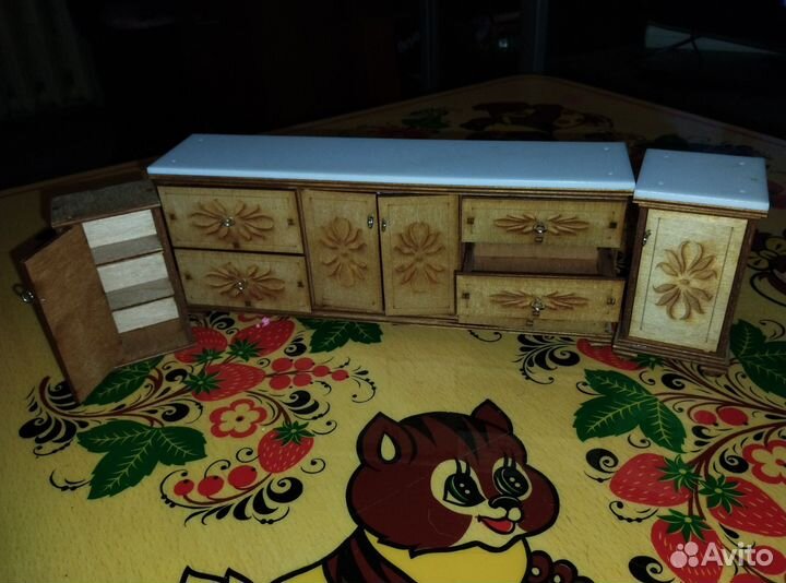 Кукольная мебель деревянная