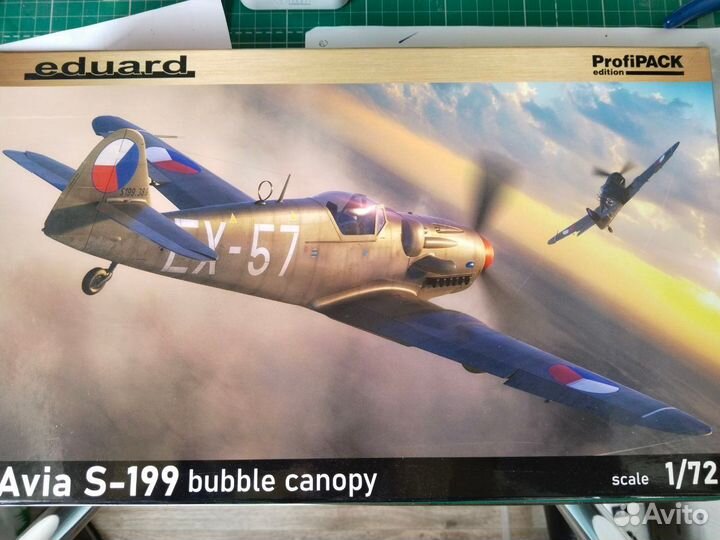 Avia S-199 bubble canopy,1/72,Eduard