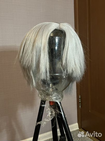 Парик серый