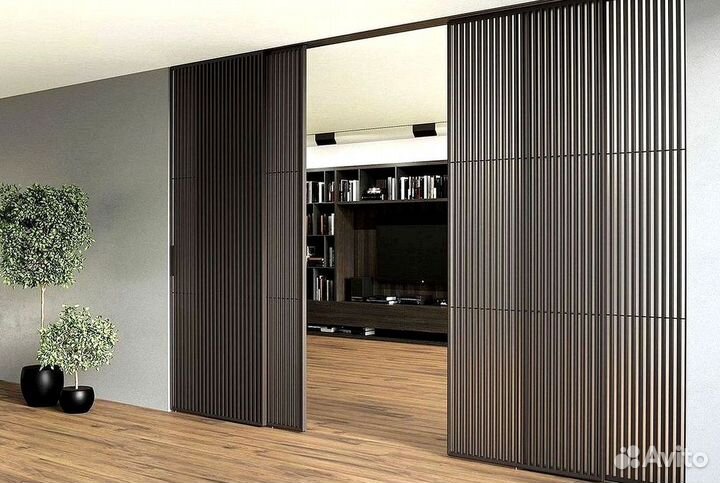 Раздвижная реечная дверь