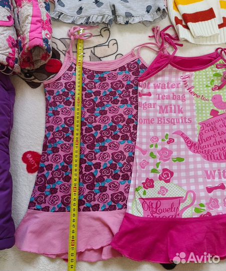 Вещи пакетом для девочки, размер 92-98
