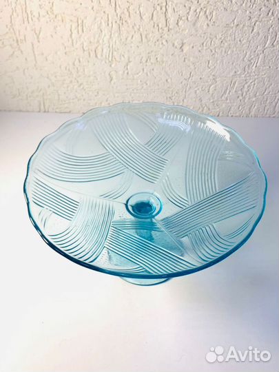 Ваза для фруктов на ножке СССР