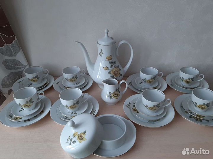Чайный, кофейный сервис гдр, фарфор, времён СССР
