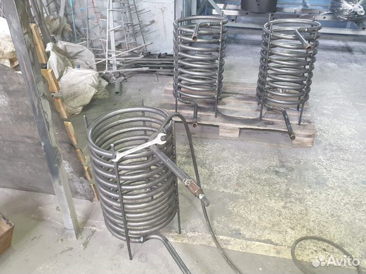 Водонагреватель бассейна печь дровяная змеевик