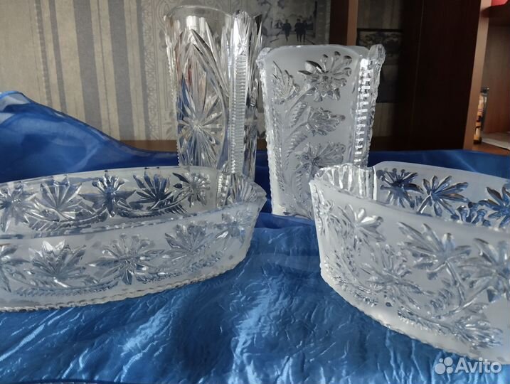 Хрустальные вазы СССР
