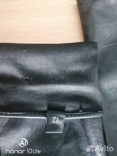 Перчатки нат кожа