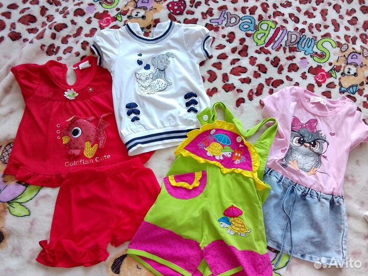 Пакет вещей на девочку 86 92