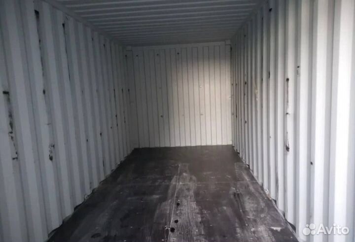 Морской контейнер 20 футов серый