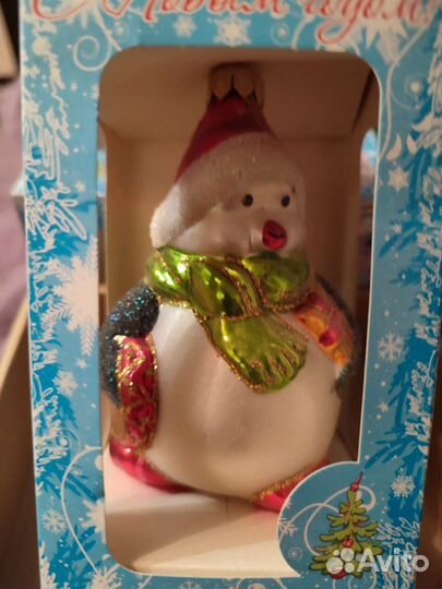 Елочные игрушки стекло