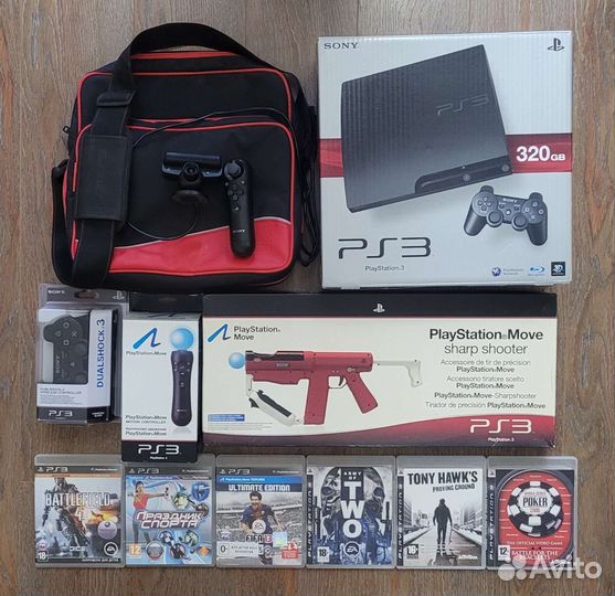 Sony PlayStation 3 + игры